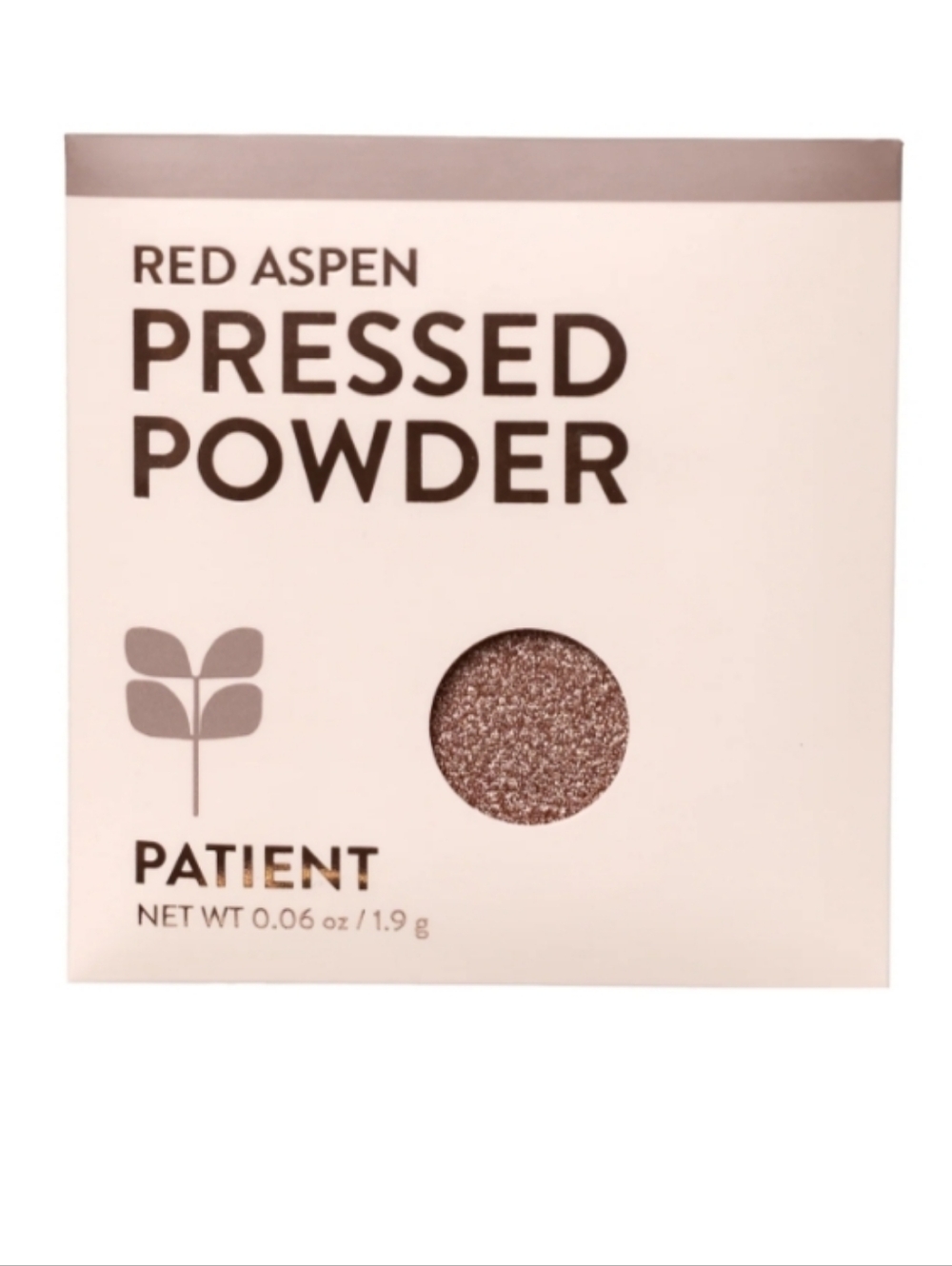 Red Aspen Pressed Powder Eyeshadow - Patient (Shimmery Taupe)